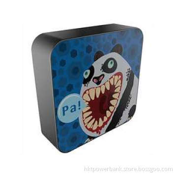 Universal 8000mAh Wild Panda Pattern Portable Power Bank External Battery (5V 2A Max, 20cm, Assorted Colors)